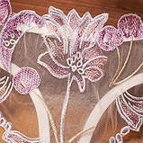 Білі сексуальні прозорі трусики з вишивкою, фото 8