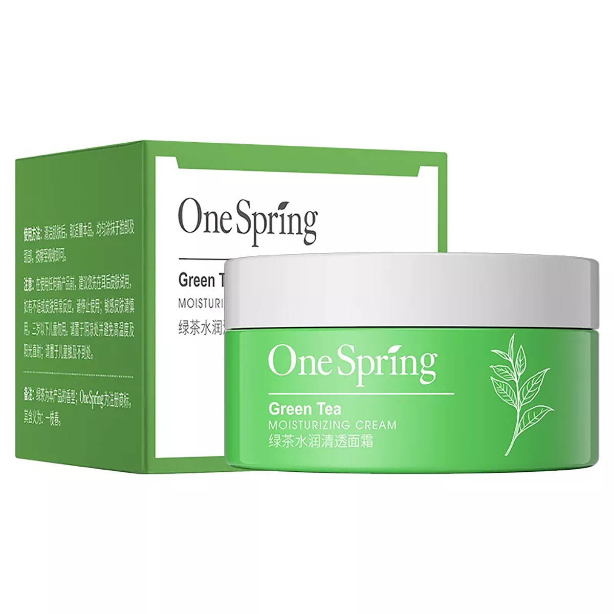 Крем для обличчя Оne Spring з екстрактом Зеленого Чаю, живильний, для сухої та зневодненої шкіри, 50g