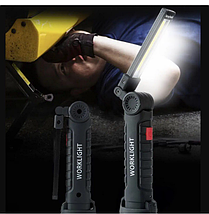 Ліхтарик для кемпінгу на магніті Worklight W-52 COB 3 W LED BR00017, фото 2