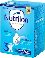 Молочна суміш Nutrilon Premium+ 3, 600г (картон)