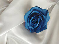 Головка (бутон) розы синяя 10 см