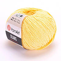 Пряжа (нитки) YarnArt Jeans цвет 88 светло-желтый