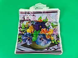 Пакети із петлевою ручкою розмір 32,5*35 "Мальва" 25 шт./уп.