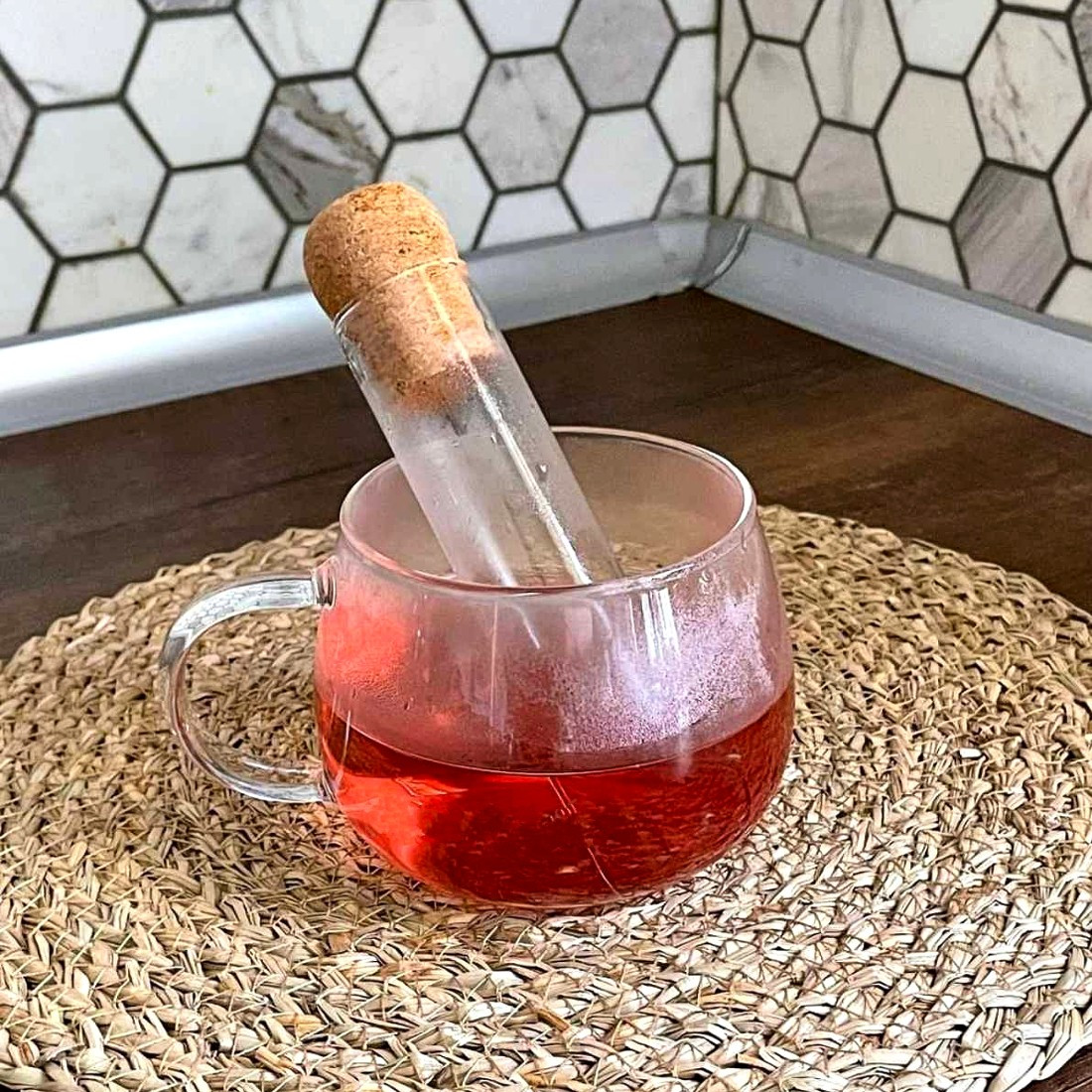 Скляний заварник-пробірка для чаю "Tefilter"