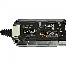 Зарядний пристрій MERLION-BYGD 6V/12 V 3.5 А для акб MF, WET, AGM, GEL, Lithium, фото 4