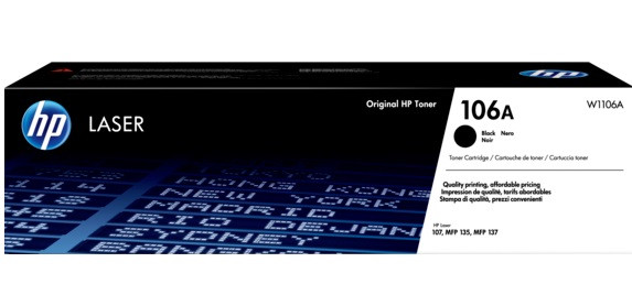 HP 106A Black Original Laser Toner Cartridge