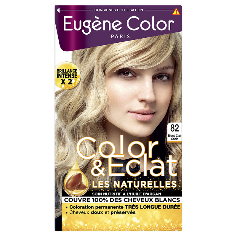 Стійка Фарба без Аміаку Ежен Колор №82 Світлий Блондин Пісочний Eugene Perma Color & Eclat