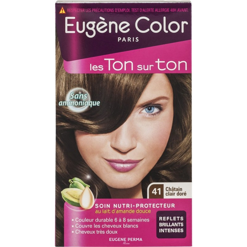 Стійка Фарба 41 Світлий Шатен Золотистий Ежен Колор Eugene Color, 115 мл, Прим'ята упаковка