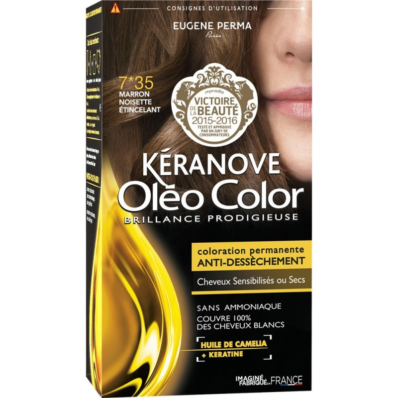 Стійка Фарба без Аміаку №7*35 Каштан Горіховий Eugene Рerma Oleo Color