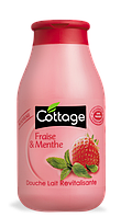 КОТЕДЖ Cottage  Гель - молочко для душу М'ята і Полуниця, 250 мл