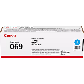 Canon Картридж 069 MF752Cdw/MF754Cdw/LBP673Cdw Cyan (1900 стор)