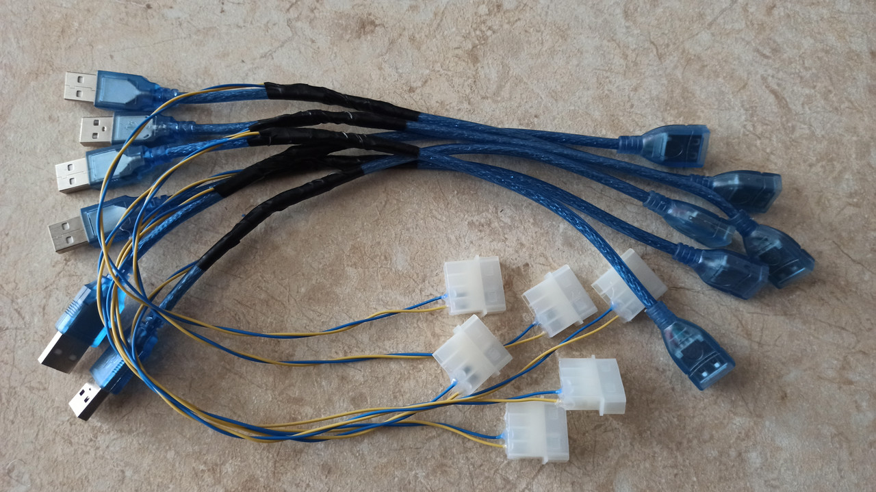 USB кабель для 3G модема з живленням від Molex, фото 1
