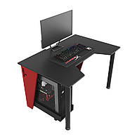 Геймерський стіл "GAMER-1" 120х80х75 см. Червоний/Чорний