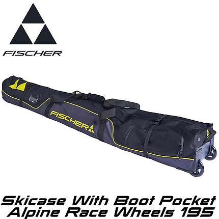 Чохол для гірських лиж Skicase With Boot Pocket Alpine Race Wheels 195, фото 1