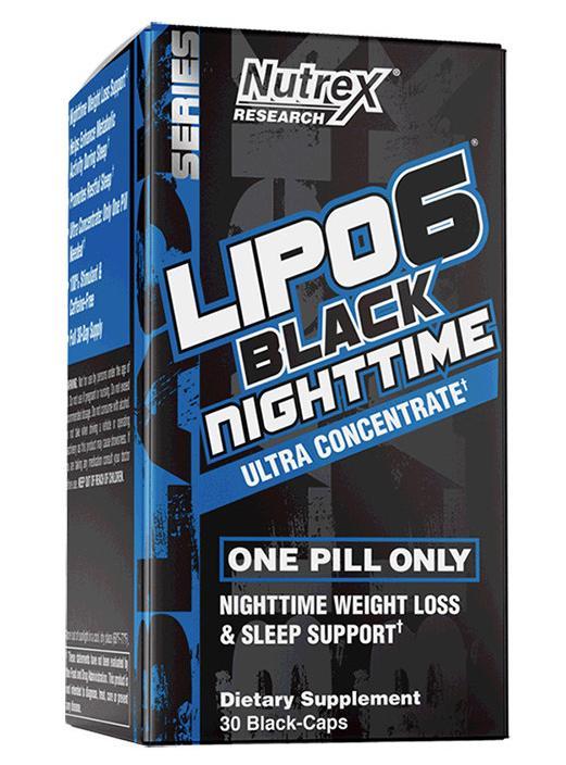 Жироспалювач Nutrex Lipo 6 Black NightTime Ultra Concentrate 30 caps