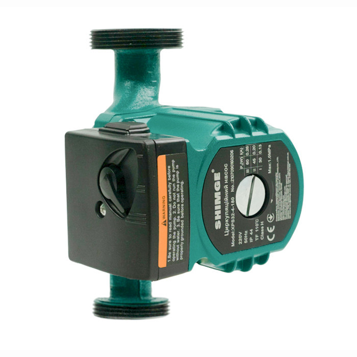 Циркуляційний насос SHIMGE XPS 32-4-180 (32/4м-180мм, Qmax=3.4 м³, 1-1/4", кабель), фото 1