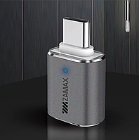 Перехідник Zamax Mini OTG Adapter Type-C to USB-A 3.0 хаб для ноутбука телефона концентратор зовнішній адаптер