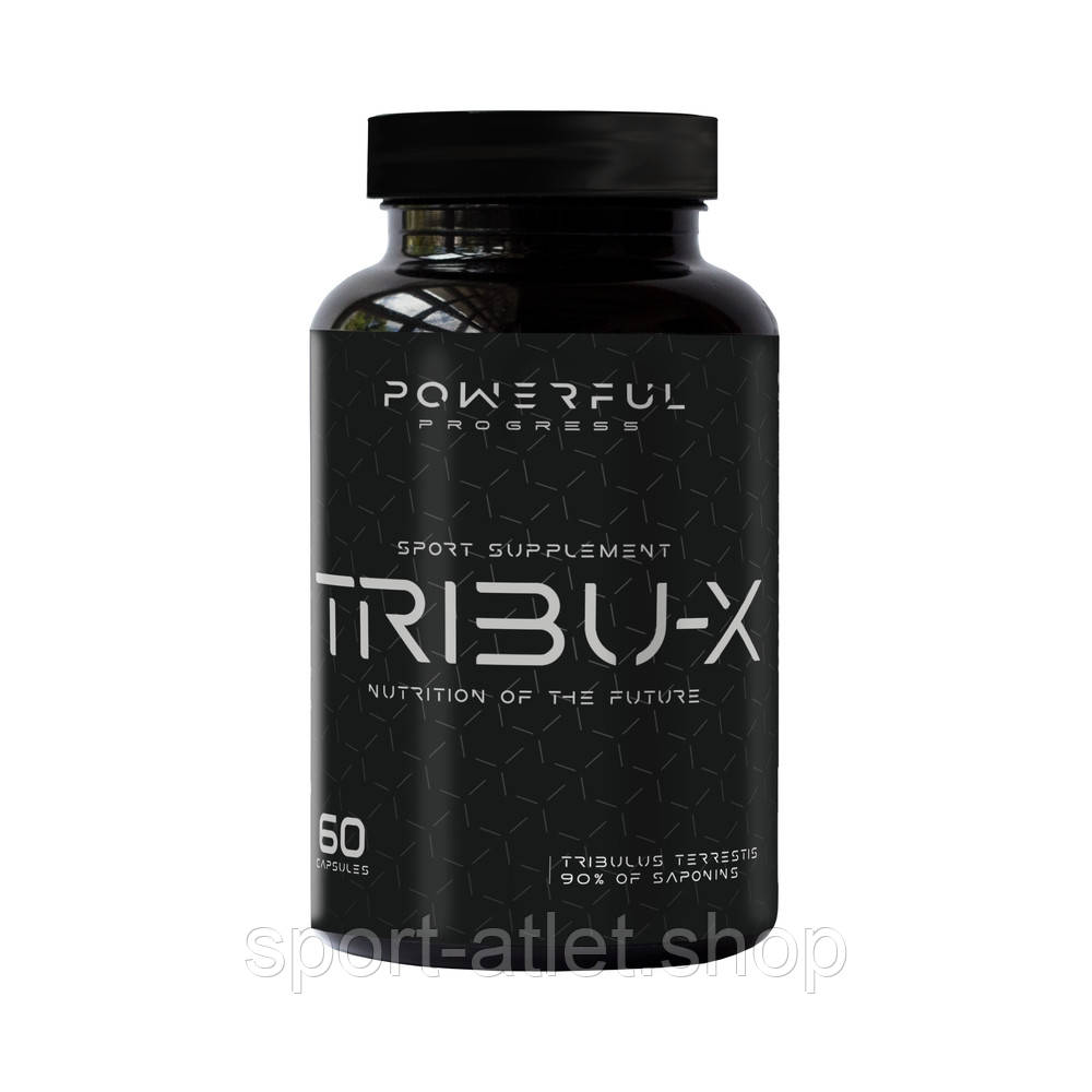 Стимулятор тестостерону Powerful Progress TRIBU-X, 60 капсул, фото 1
