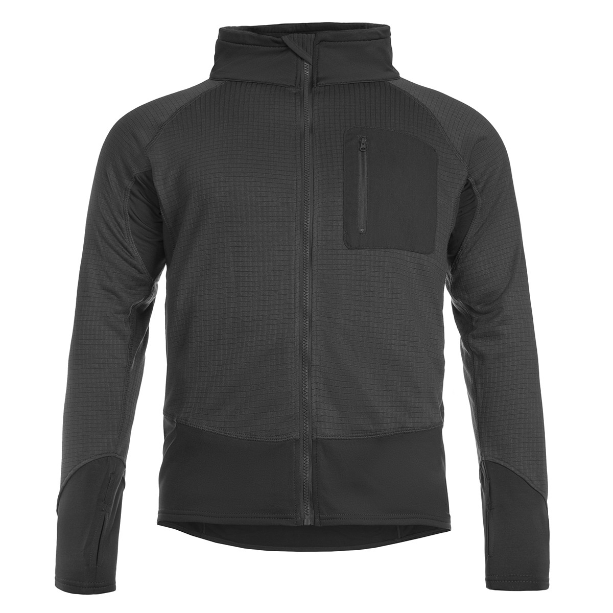 Толстовка тепла термоактивна флісова MFH US Tactical Black 03202A