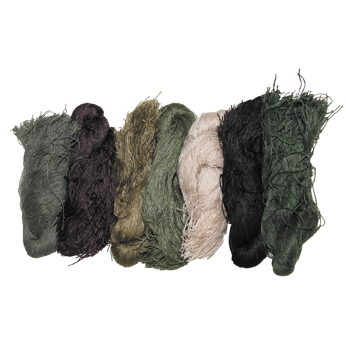 Камуфляжна пряжа MFH Ghillie 7 кольорів 07793