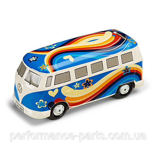 Скарбничка для дрібниці в формі Volkswagen Moneybox, T1 Bulli Hippie Bus, артикул 7E908770918R