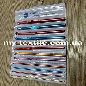 Гачок набір 12 Шт алюмінієві асорті 2-8 мм