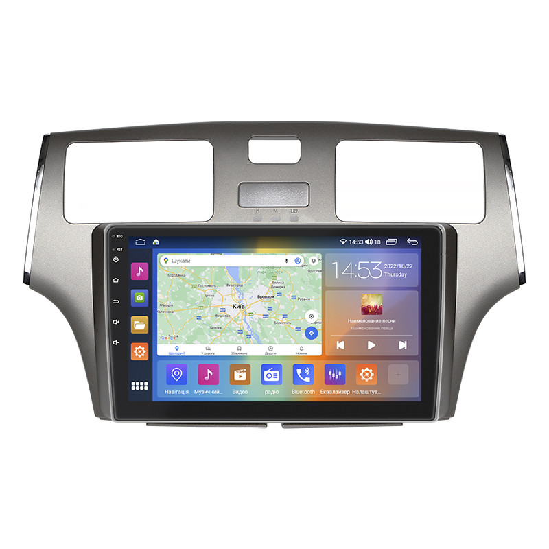 Штатна магнітола Lesko для Lexus ES IV 2001-2003 екран 9" 4/64 Gb CarPlay 4G Wi-Fi GPS Prime Лексус 2 шт., фото 1