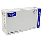 Нітрилові медичні рукавички, нестерильні, 100 шт (50 пар), SEF, фото 7