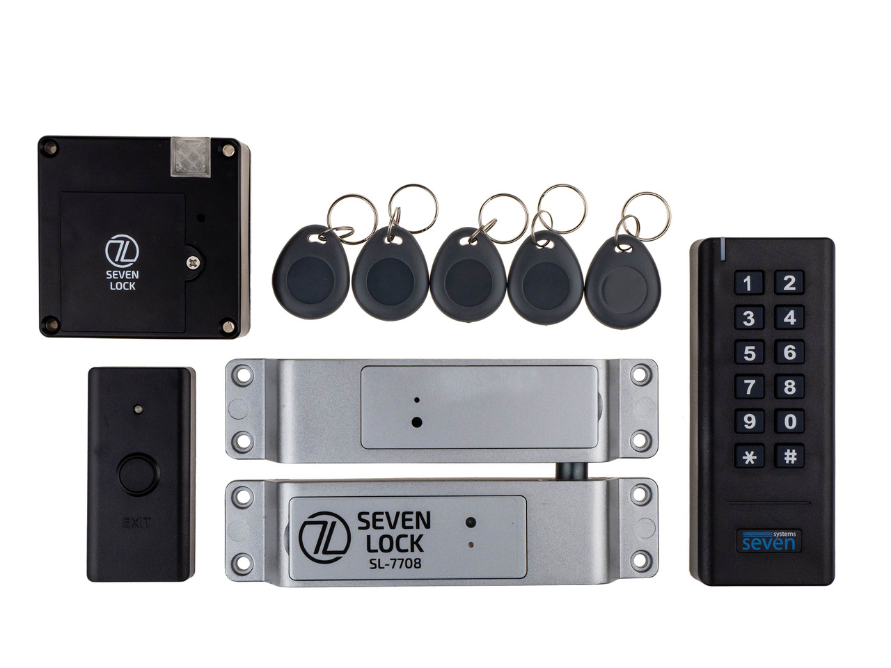 Бездротовий комплект контролю доступу з керуванням по Bluetooth SEVEN LOCK SL-7708b, фото 1