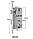 Розумний дверний біометричний замок SEVEN LOCK SL-7767BF black, фото 7