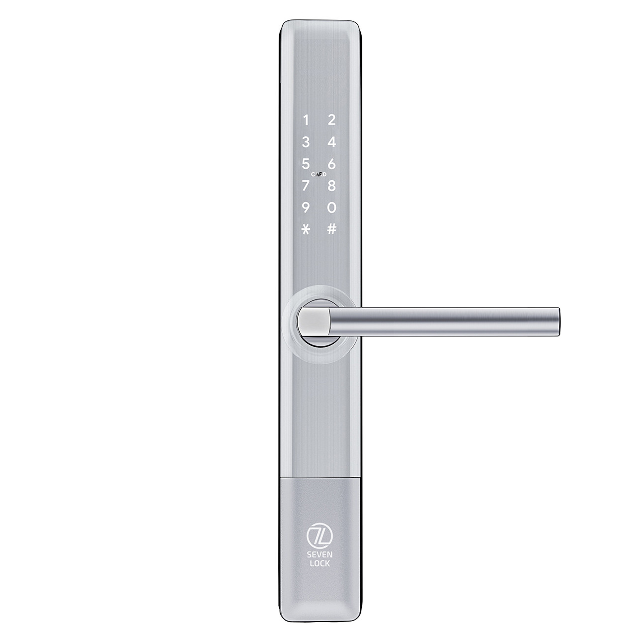 Розумний дверний замок SEVEN LOCK SL-7762B silver