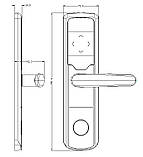 Електронний RFID замок для офісів SEVEN LOCK SL-7731 silver ID EM, фото 5