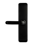 Розумний дверний біометричний замок SEVEN LOCK SL-7767BFW black, фото 4