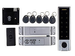 Бездротовий біометричний комплект контролю доступу з керуванням по Bluetooth SEVEN LOCK SL-7708Fb