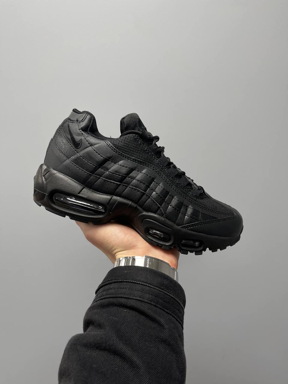 Кросівки чоловічі чорні Nike Air Max 95 Black (01146)