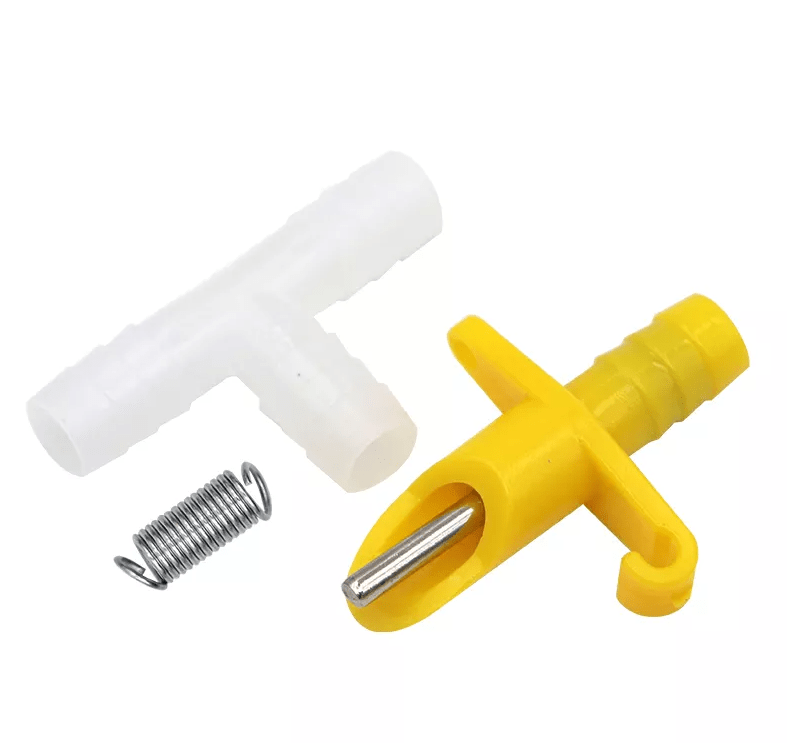 Ніпельна (соскова) поїлка для кроликів (кролів), гризунів пластмасова