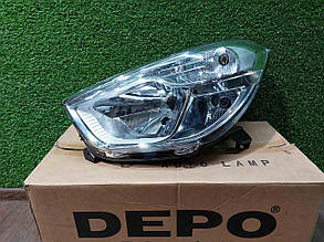 Ліва передня фара Dacia Dokker 2012 - Ліва H4, авт. 551-1196R-LD-EM