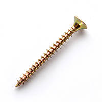 Саморіз універсальний 3,5*50 з потайною головкою цинк жовтий (пач 100шт) APRO
