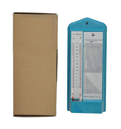 Гігрометр психрометричний ВІТ-2 (для вимірювання відносної вологості повітря та температури), фото 2