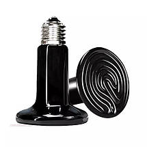 Інфрачервона лампа керамічна 150W випромінювач для обігріву тварин та птиці, фото 3