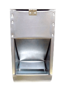 Бункерна годівниця для кроликів та ін. гризунів на 2,5 літра з кришкою