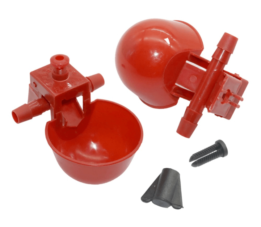 Мікрочашкова поїлка для всіх видів птиці (курей, курчат, перепелів, індиків, бройлерів, качок, гусей).