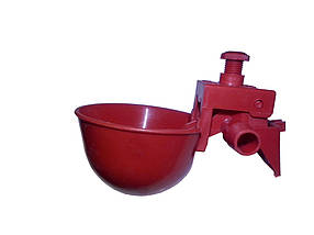 Мікрочашкова поїлка для всіх видів птиці (курей, курчат, перепелів, індиків, бройлерів, качок, гусей)., фото 4