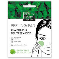 Пилинг-пады для лица Beauty Derm Skin Care Peeling Pad c чайным деревом и кислотами, 5 г