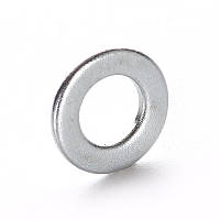 Шайба плоска 5мм DIN 125 цинк білий (пач 500шт) APRO