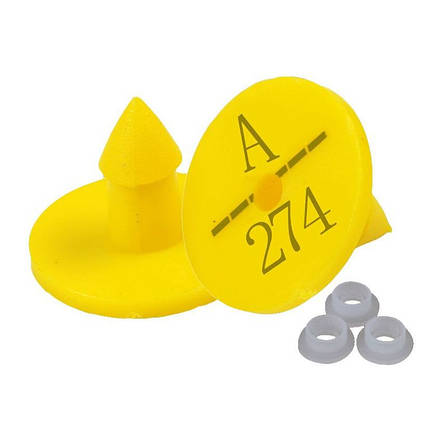 Міні бірки (маленькі) для тварин (кроликів), фото 1