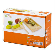 Іграшкові продукти Viga Toys Нарізані фрукти з дерева (58806), фото 4