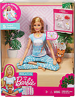 Лялька Барбі Дихаючи зі мною Медитація Йога Barbie Breathe with Me Meditation Doll GMJ72