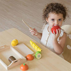 Іграшкові продукти Viga Toys Нарізані фрукти з дерева (58806), фото 5