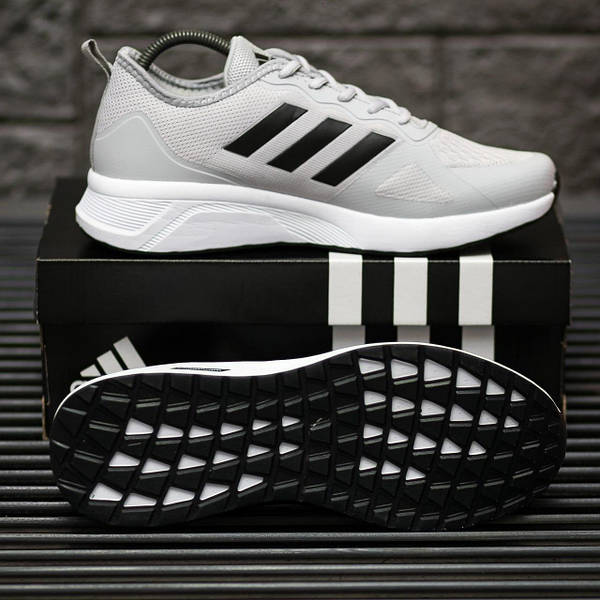 Adidas cloudfoam gris hombre online